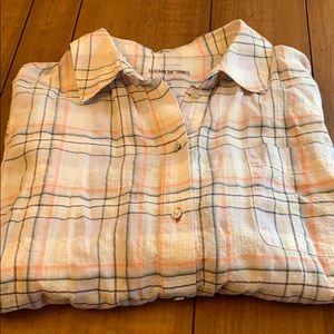Elizabeth & James plaid shirt